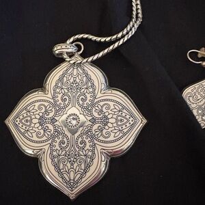 Brighton Silver Pendant earrings bracelet 
Retired pieces never worn price tag
